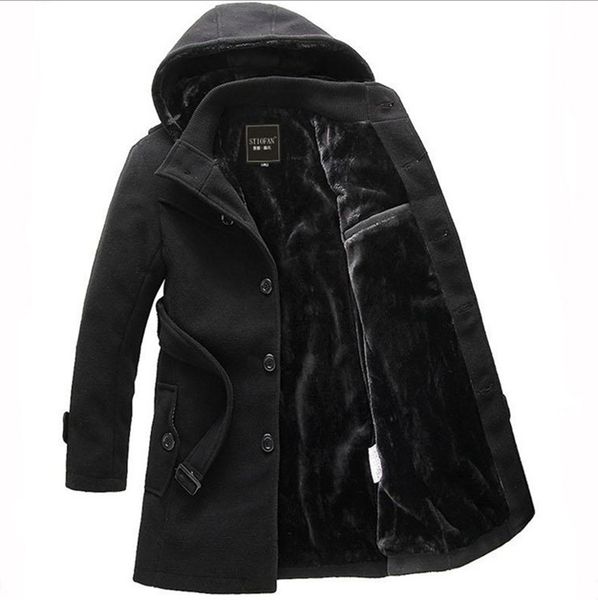 casual england style long woolen winter coats fashion long sleeve wool coat and jacket solid single breasted men overcoat, Black
casual england style long woolen winter coats fashion long sleeve wool coat and jacket solid single breasted men overcoat, Black
