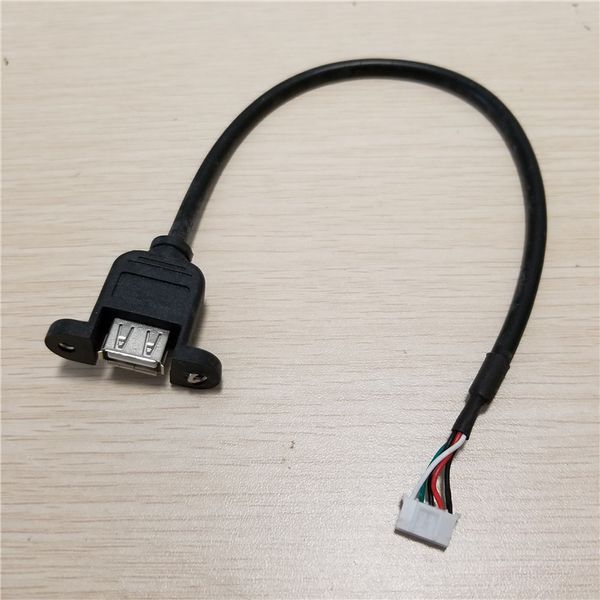 10pcs/lot usb type a female panel mount with screws to pitch 2.0mm mini 5pin data printing extension cable 30cm
10pcs/lot usb type a female panel mount with screws to pitch 2.0mm mini 5pin data printing extension cable 30cm