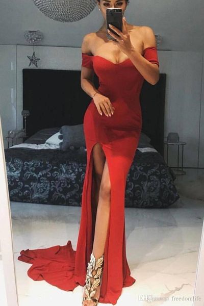 red navy blue black prom dresses long off shoulder backless pleats high side split formal dresses evening wear vestidos de fiesta
red navy blue black prom dresses long off shoulder backless pleats high side split formal dresses evening wear vestidos de fiesta