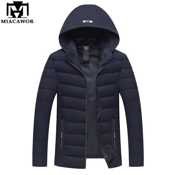 2018 new autumn winter jacket coats casual men parka hooded down jacket overcoat warm cotton-padded j471, Black
2018 new autumn winter jacket coats casual men parka hooded down jacket overcoat warm cotton-padded j471, Black