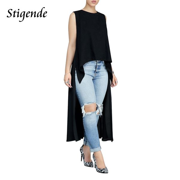 women's t-shirt stigende plus size women sleeveless long shirt solid color casual tank ladies high low side slit irregular fishtail shi, White
women's t-shirt stigende plus size women sleeveless long shirt solid color casual tank ladies high low side slit irregular fishtail shi, White