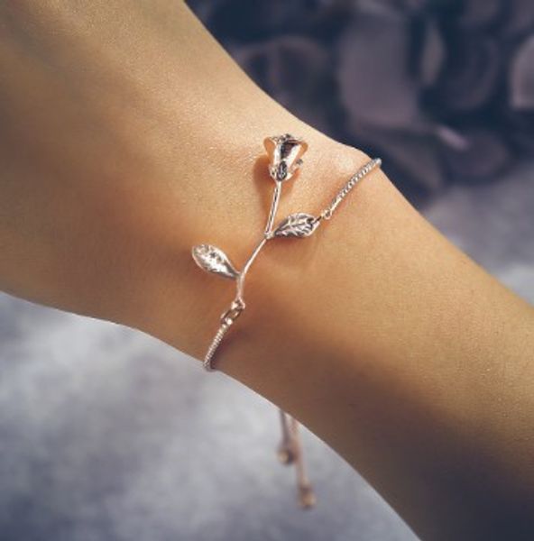 gorgeous rose charm expandable bracelets personality extendable string link silver/gold /rose gold plated chain bracelets, Black
gorgeous rose charm expandable bracelets personality extendable string link silver/gold /rose gold plated chain bracelets, Black