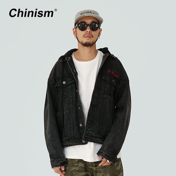 chinism black hoodie denim jackets vintage casual coat jeans jacket loose do old wash jeans jacket men streetwear outwear, Black;brown
chinism black hoodie denim jackets vintage casual coat jeans jacket loose do old wash jeans jacket men streetwear outwear, Black;brown
