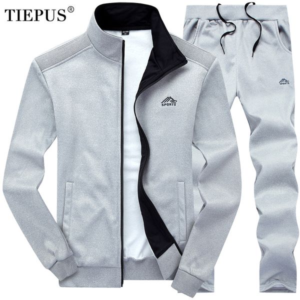 tiepus spring and autumn new sportswear men's casual stand collar 2-piece set jacket and pants sportsing suit men's size ~4xl, Gray
tiepus spring and autumn new sportswear men's casual stand collar 2-piece set jacket and pants sportsing suit men's size ~4xl, Gray