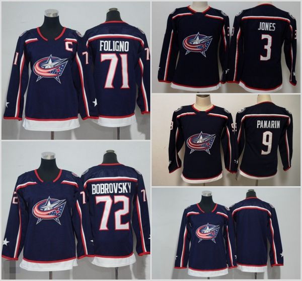 Columbus Blue Jackets 72 Sergei Bobrovsky 71 Nick Foligno 9 Artemi Panarin 3 Seth Jones Blue Stiched Jersey Men Women Youth Kids Boy Girls
Columbus Blue Jackets 72 Sergei Bobrovsky 71 Nick Foligno 9 Artemi Panarin 3 Seth Jones Blue Stiched Jersey Men Women Youth Kids Boy Girls