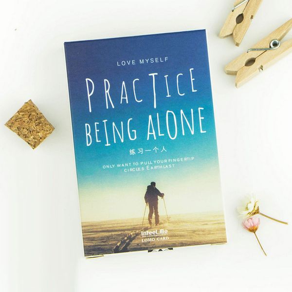 28 pcs/box "practice being alone " beautiful scenery creative lomo small cards message card postcard holiday universal
28 pcs/box "practice being alone " beautiful scenery creative lomo small cards message card postcard holiday universal