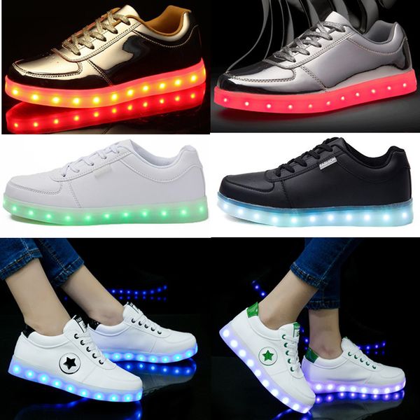 Whole ale fa hion new tyle women men gold black white ilver lighted plate hoe ca ual leather hoe flat hoe
Whole ale fa hion new tyle women men gold black white ilver lighted plate hoe ca ual leather hoe flat hoe