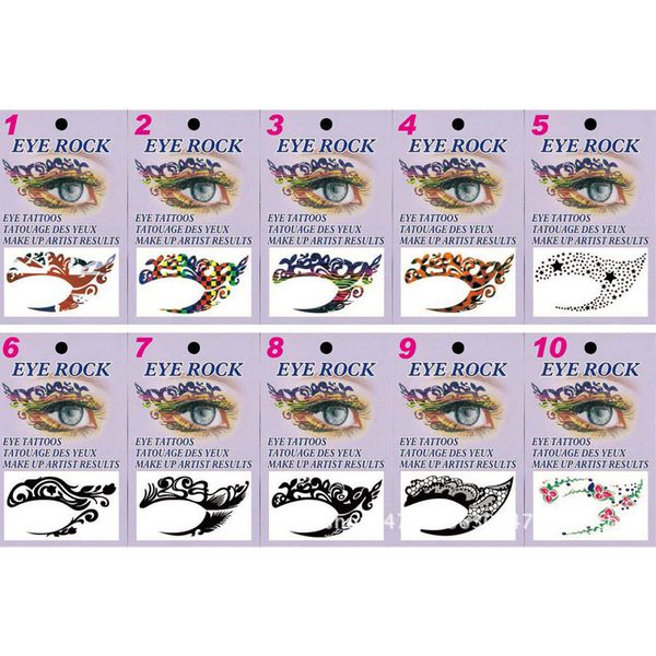 10 pair/set exclusive styles party makeup eye rock face tattoo waterproof disposable eye shadow sticker performance party tattoo
10 pair/set exclusive styles party makeup eye rock face tattoo waterproof disposable eye shadow sticker performance party tattoo