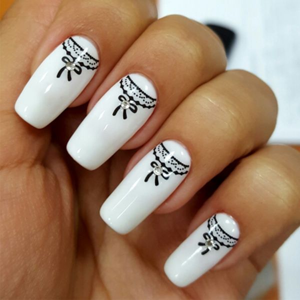 1x new elegant diy creative wraps sticker for 3d nail art decals necklace black/white lace pattern jistz253
1x new elegant diy creative wraps sticker for 3d nail art decals necklace black/white lace pattern jistz253