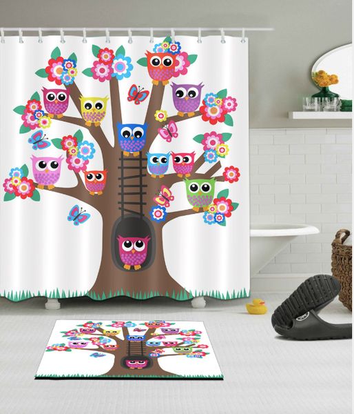 europe style eco-friendly polyester fabric shower curtains lover owl dog modern design bathroom curtain waterproof shower curtains floor mat
europe style eco-friendly polyester fabric shower curtains lover owl dog modern design bathroom curtain waterproof shower curtains floor mat