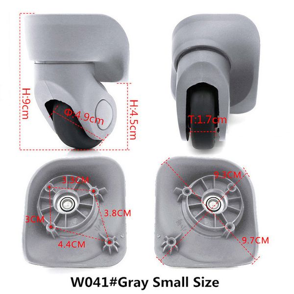 2 pcs repair trolley universal wheels accessories for bags plastic suitcase replacement parts travel luggage wheels with nails, Black
2 pcs repair trolley universal wheels accessories for bags plastic suitcase replacement parts travel luggage wheels with nails, Black