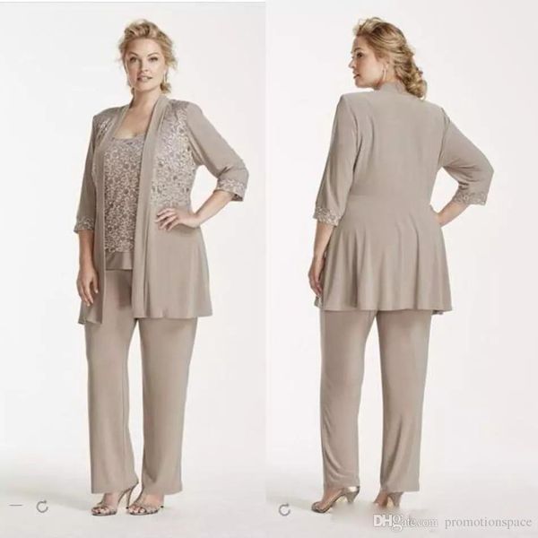 new arrival lace long sleeves chiffon plus size mother of the bride pant suits with jacket formal mother pants suits three pieces jumpsuit, Black;red
new arrival lace long sleeves chiffon plus size mother of the bride pant suits with jacket formal mother pants suits three pieces jumpsuit, Black;red