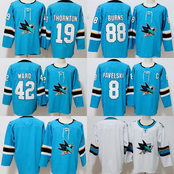 42 Joel Ward 88 Brent Burns Jersey San Jose Sharks 8 Joe Pavelski 19 Joe Thornton 2017-2018 Season Hockey Jerseys All Stitched Jerseys
42 Joel Ward 88 Brent Burns Jersey San Jose Sharks 8 Joe Pavelski 19 Joe Thornton 2017-2018 Season Hockey Jerseys All Stitched Jerseys