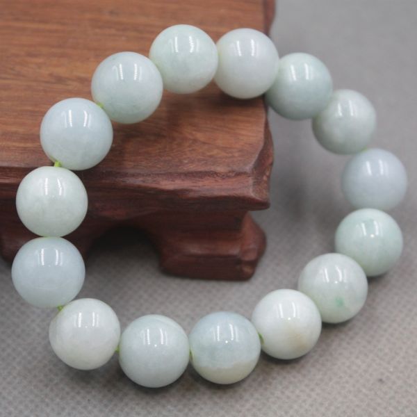 new a grade aqua jade jadeite women men smooth bead bracelet 13mm, Golden;silver 
new a grade aqua jade jadeite women men smooth bead bracelet 13mm, Golden;silver