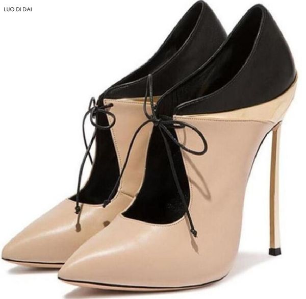 2018 fashion women patchwork leather boots pointed toe boots women party lace up boots celebrity shoes high heel booties, Black
2018 fashion women patchwork leather boots pointed toe boots women party lace up boots celebrity shoes high heel booties, Black