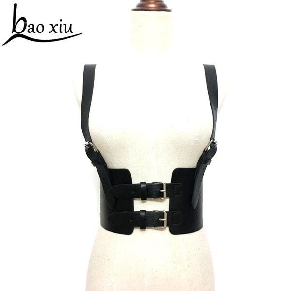 new women bondage leather belt cowboy chest harness body bondage corset female slimming waist belt suspenders straps s18101806, Black;brown
new women bondage leather belt cowboy chest harness body bondage corset female slimming waist belt suspenders straps s18101806, Black;brown