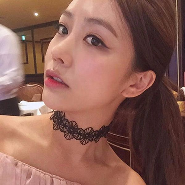 women width black lace flower choker necklace bracelet punk gothic jewelry set, Golden;silver
women width black lace flower choker necklace bracelet punk gothic jewelry set, Golden;silver