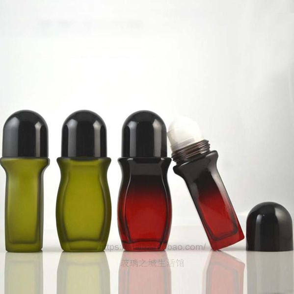Heat Pain Roll Body Massage 50ML Olive Green/Red Black Gradual Change Glass Tumbling Pain Bottle Fragrant Body Dew Bead Bottle
Heat Pain Roll Body Massage 50ML Olive Green/Red Black Gradual Change Glass Tumbling Pain Bottle Fragrant Body Dew Bead Bottle
