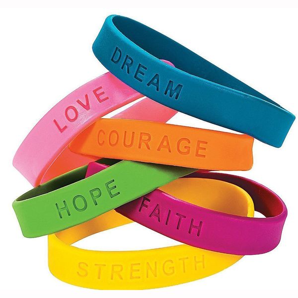 personalized silicone wristbands bracelets sports party events activities inspirational sayings bracelets promotional gifts band, Golden;silver
personalized silicone wristbands bracelets sports party events activities inspirational sayings bracelets promotional gifts band, Golden;silver