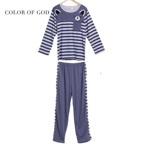 autumn 100% cotton pajamas for men sleepwear suit stripe pyjamas homme night home wear pants pijama set masculino, Black;brown
autumn 100% cotton pajamas for men sleepwear suit stripe pyjamas homme night home wear pants pijama set masculino, Black;brown