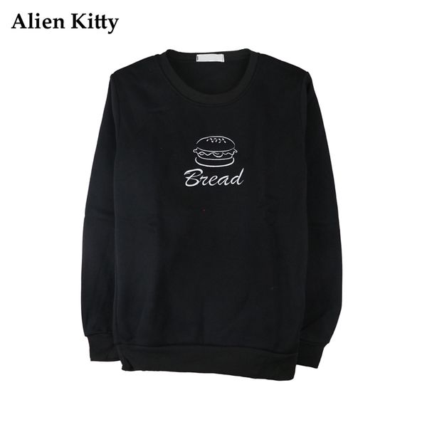 alien kitty casual women sweatshirt 2018 spring autumn harajuku cartoon bread coffee dessert embroidery pullover sudaderas mujer, Black
alien kitty casual women sweatshirt 2018 spring autumn harajuku cartoon bread coffee dessert embroidery pullover sudaderas mujer, Black