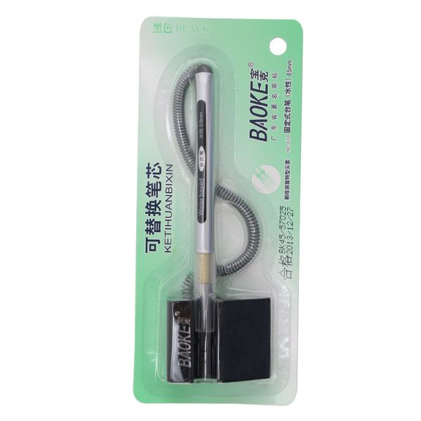 office supplies 0.5mm black desk gel pen counter table roller ball pen for bank l information desk stationery
office supplies 0.5mm black desk gel pen counter table roller ball pen for bank l information desk stationery