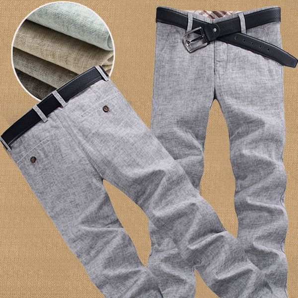 2018 summer fashion breathable thin section linen men's casual long pants men high grey trouser 4 color size 28-38 ing, Black
2018 summer fashion breathable thin section linen men's casual long pants men high grey trouser 4 color size 28-38 ing, Black