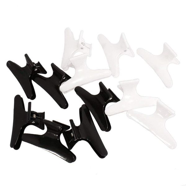 12 pcs butterfly section hair color hairdresser pince perm salon clips handles, Golden;white
12 pcs butterfly section hair color hairdresser pince perm salon clips handles, Golden;white