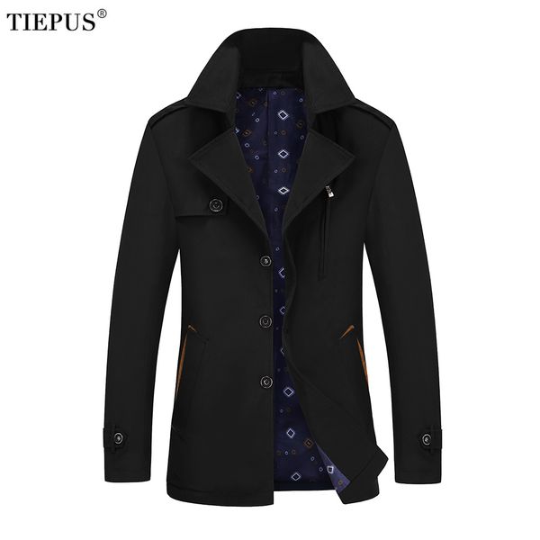 tiepus 2018 man autumn winter fashion leisure boutique trench coat/male pure color fit long jackets/men large size coat 3xl 4xl, Tan;black
tiepus 2018 man autumn winter fashion leisure boutique trench coat/male pure color fit long jackets/men large size coat 3xl 4xl, Tan;black