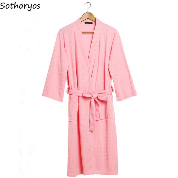 robes women solid thin soft waffle trendy simple sleepwear long sleeve pocket bath robe womens korean kawaii daily home clothing, Black;red
robes women solid thin soft waffle trendy simple sleepwear long sleeve pocket bath robe womens korean kawaii daily home clothing, Black;red