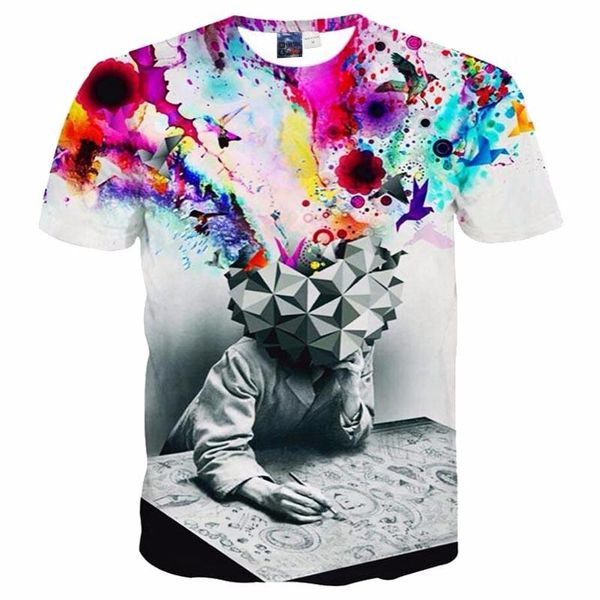 3D T shirts New Fashion T-shirt Men Women Short Sleeve 3d T-shirt Print Thinker Art Men Summer T shirt Tops Tees Plus 3XL 4XL
3D T shirts New Fashion T-shirt Men Women Short Sleeve 3d T-shirt Print Thinker Art Men Summer T shirt Tops Tees Plus 3XL 4XL