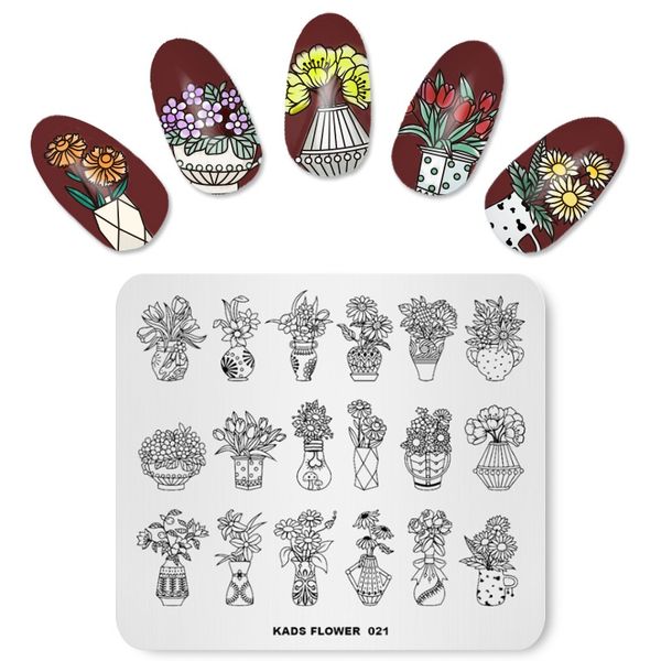 missguoguo 1pc nail design tools for nail flower series art stamping stamp template stencil for stamping color design printing, White
missguoguo 1pc nail design tools for nail flower series art stamping stamp template stencil for stamping color design printing, White