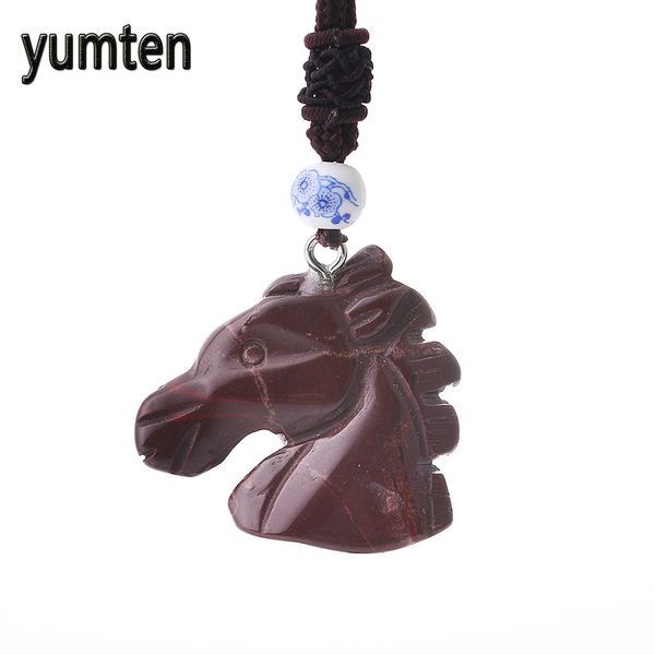 yumten party necklace horse head pendant natural crystal fine popular jewelry popular accessories chocker bijoux angel pingente, Silver 
yumten party necklace horse head pendant natural crystal fine popular jewelry popular accessories chocker bijoux angel pingente, Silver