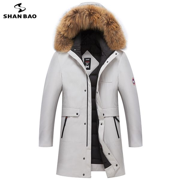 2018 russian winter version thick warm luxury fur men's fashion casual hooded down jacket armband zipper pocket down jacket, Black
2018 russian winter version thick warm luxury fur men's fashion casual hooded down jacket armband zipper pocket down jacket, Black