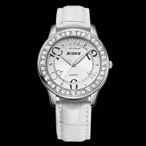woman casual luminous watch waterproof ladies sports watches leather strap white rhinestone dial relogio dress female quartz wristwatch, Slivery;brown
woman casual luminous watch waterproof ladies sports watches leather strap white rhinestone dial relogio dress female quartz wristwatch, Slivery;brown