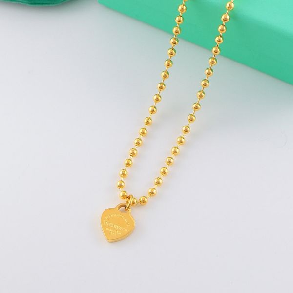 Top quality New fashion T stainless steel love Necklace short female jewelry 18K Gold plated Titanium Single Pendant Necklaces for women
Top quality New fashion T stainless steel love Necklace short female jewelry 18K Gold plated Titanium Single Pendant Necklaces for women