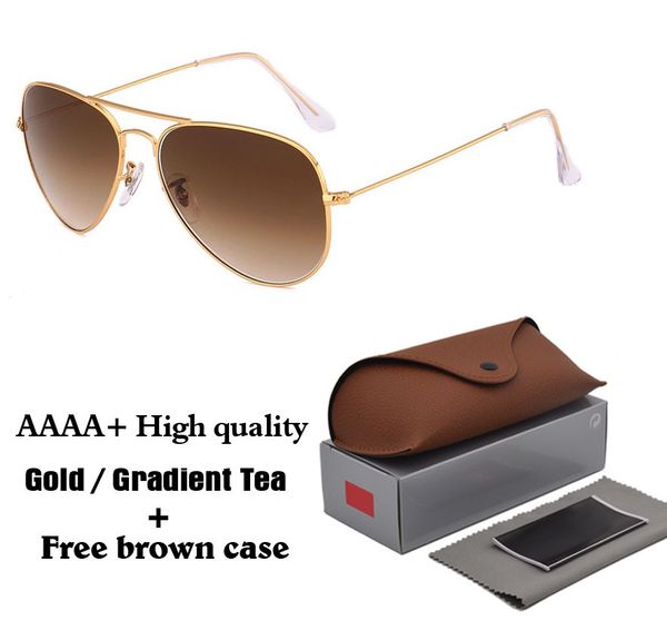 women men sunglasses brand design metal frame glass lenses driver sport eyewear pilot sun glasses with brown cases, White;black
women men sunglasses brand design metal frame glass lenses driver sport eyewear pilot sun glasses with brown cases, White;black