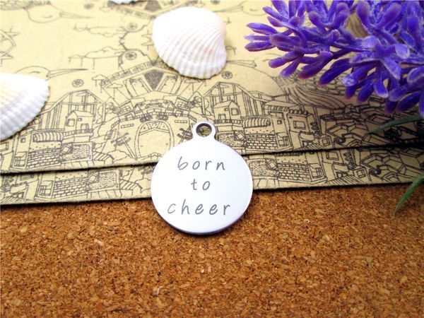 40pcs--" born to cheer"stainless steel charms more style for choosing diy charms pendants for necklace, Bronze;silver
40pcs--" born to cheer"stainless steel charms more style for choosing diy charms pendants for necklace, Bronze;silver