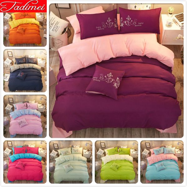 solid pure color plain 3/4 pcs bedding set kids bed linens bedspreads duvet cover single full king size
solid pure color plain 3/4 pcs bedding set kids bed linens bedspreads duvet cover single full king size