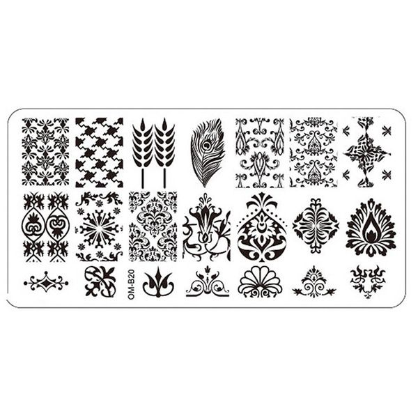 nail stamping plate 1pcs nail art image stamping manicure stamp template diy tool, Black
nail stamping plate 1pcs nail art image stamping manicure stamp template diy tool, Black