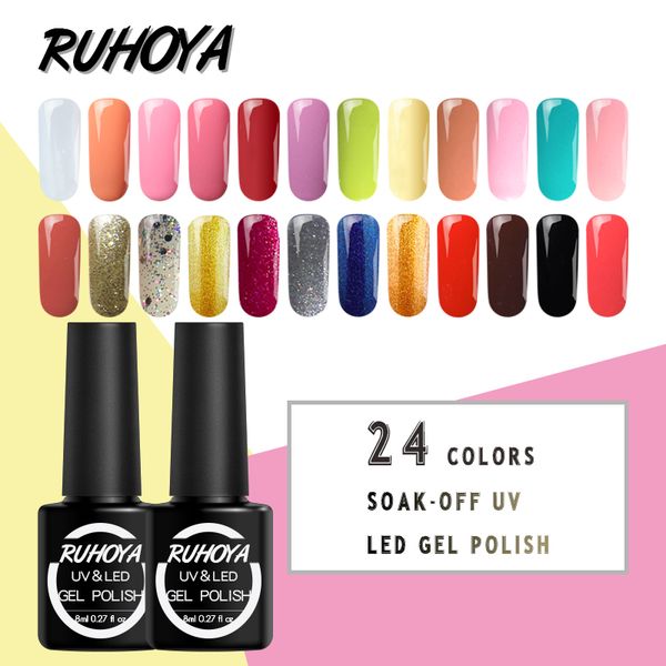 ruhoya gel varnish nail art no need coat and base coat 8ml one step nail gel polish uv soak off 3 in 1 painting lacquer, Red;pink
ruhoya gel varnish nail art no need coat and base coat 8ml one step nail gel polish uv soak off 3 in 1 painting lacquer, Red;pink