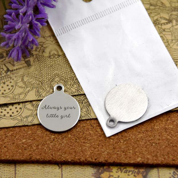 40pcs--"always your little girl "stainless steel charms more style for choosing diy charms pendants for necklace, Bronze;silver
40pcs--"always your little girl "stainless steel charms more style for choosing diy charms pendants for necklace, Bronze;silver