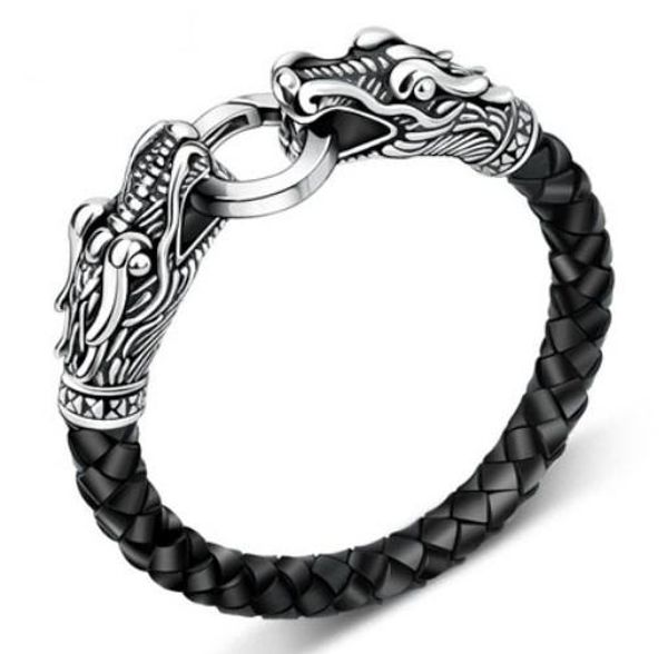 leather Tibetan silver men bracelet titanium fashion male vintage accessories parataxis bracelet men jewelry 2025
leather Tibetan silver men bracelet titanium fashion male vintage accessories parataxis bracelet men jewelry 2025