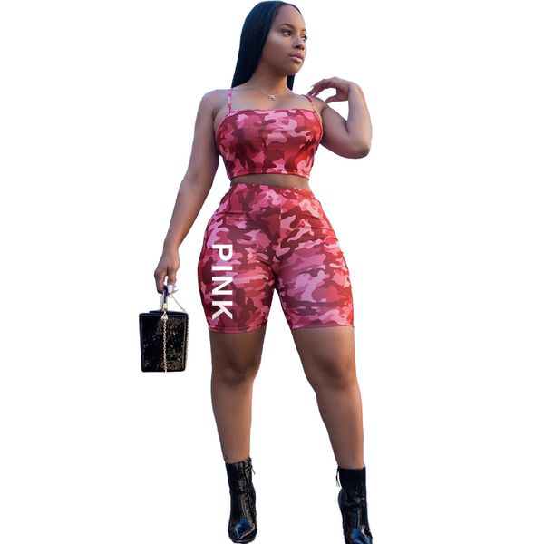 Two Pieces Women Sets Summer Tube Top And Short Pants Sets 2 Pics Tracksuits Red Camo Matching Sets Female
Two Pieces Women Sets Summer Tube Top And Short Pants Sets 2 Pics Tracksuits Red Camo Matching Sets Female