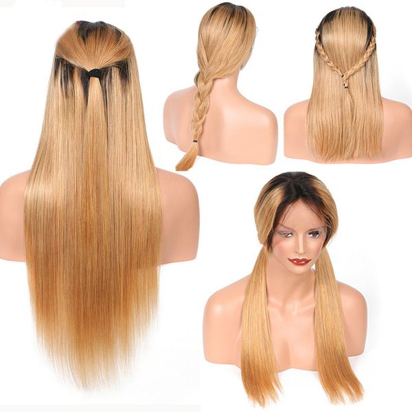 lin man ombre brazilian hair lace front wig 1b/27 remy straight human hair wigs with baby hair, Black
lin man ombre brazilian hair lace front wig 1b/27 remy straight human hair wigs with baby hair, Black