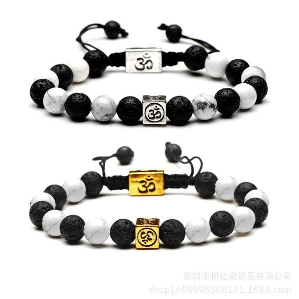 fashion silver gold natural turquoise black lava stone bracelet aromatherapy essential oil diffuser bracelet for women men, Golden;silver
fashion silver gold natural turquoise black lava stone bracelet aromatherapy essential oil diffuser bracelet for women men, Golden;silver