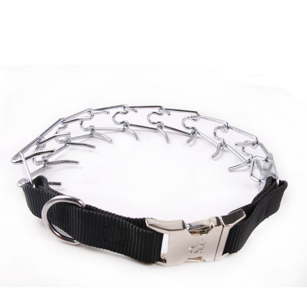 strong professional metal dog collar nylon pinch dog training chain collar prong pet choke collars 4.0mm*60cm
strong professional metal dog collar nylon pinch dog training chain collar prong pet choke collars 4.0mm*60cm