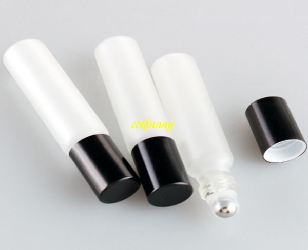 200pcs/lot 17x77mm size 10ml frosting glass essential oil roller bottles transparent stainless steel roll on bottle
200pcs/lot 17x77mm size 10ml frosting glass essential oil roller bottles transparent stainless steel roll on bottle