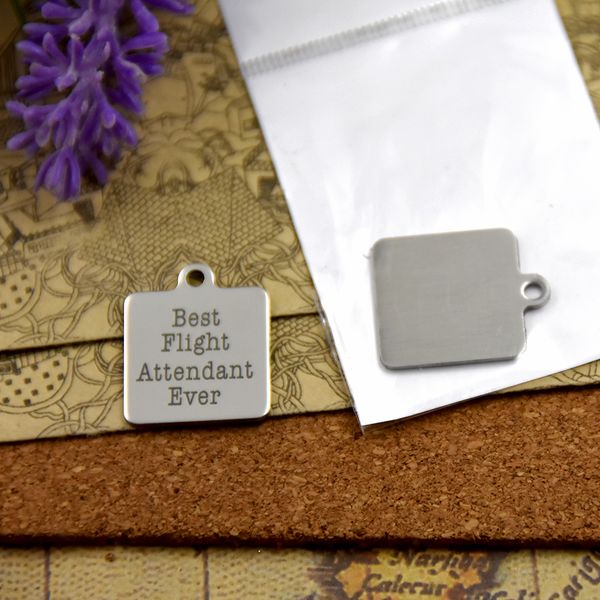 40pcs--"be st fight attendant ever"stainless steel charms more style for choosing diy charms pendants necklace, Bronze;silver
40pcs--"be st fight attendant ever"stainless steel charms more style for choosing diy charms pendants necklace, Bronze;silver