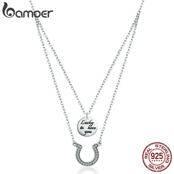 bamoer genuine 100% 925 sterling silver double layers horseshoe coin pendant necklaces women sterling silver jewelry gift scn235
bamoer genuine 100% 925 sterling silver double layers horseshoe coin pendant necklaces women sterling silver jewelry gift scn235
